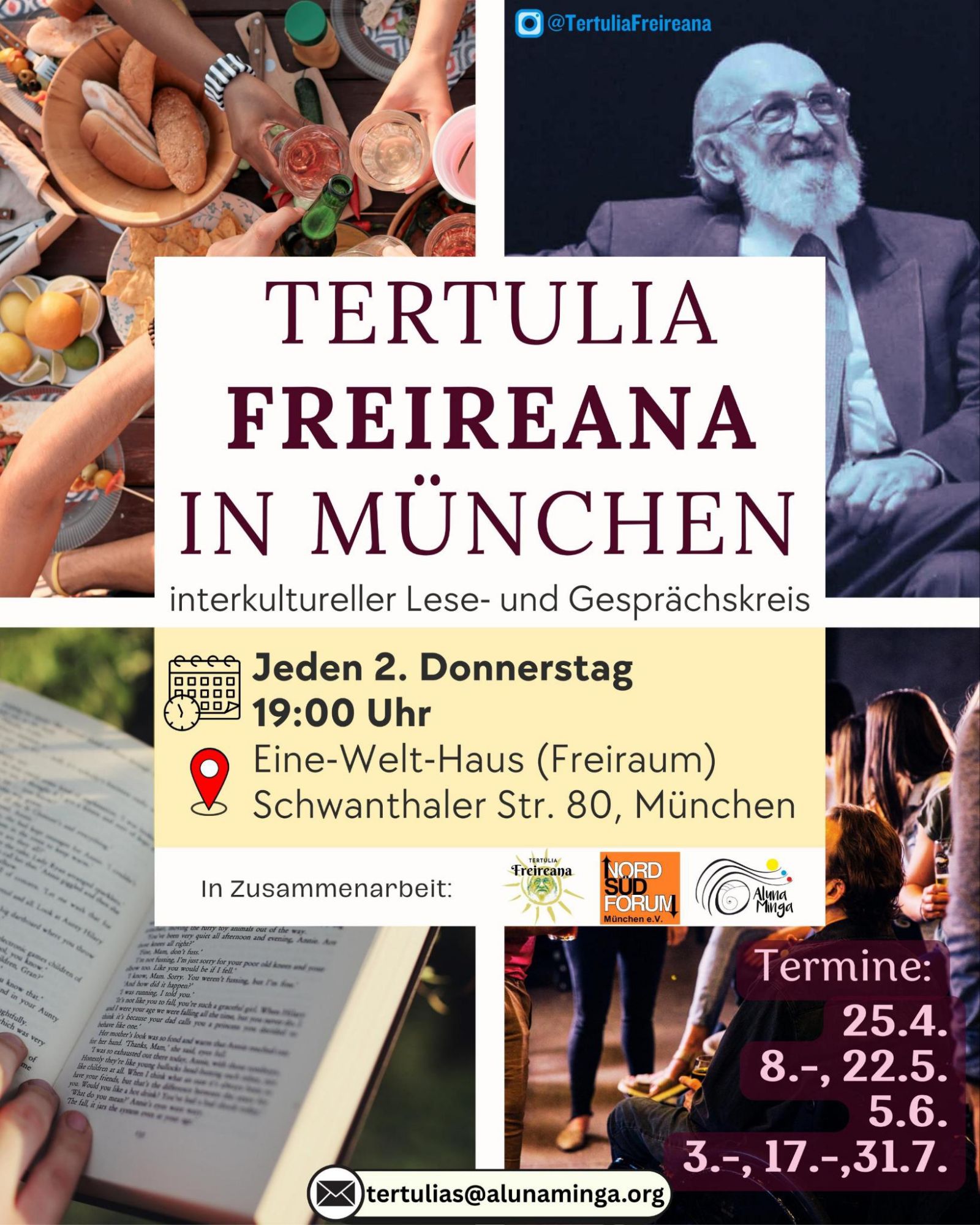 Tertulia Freireana – Gemeinsam denken, diskutieren und gestalten